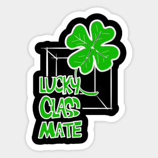 St Patrick's Day Lucky Classmate Out of the Box Sticker